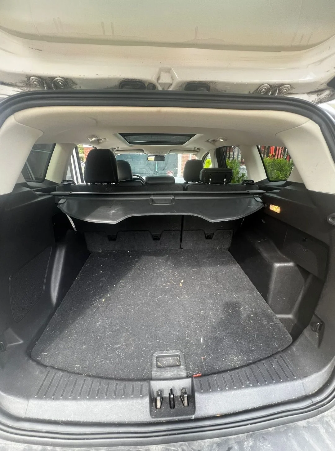 Sedan interior before detailing